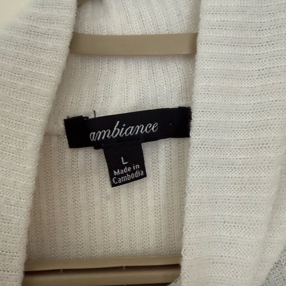 Ambiance White Long Sleeve Tee - Picture 3 of 5